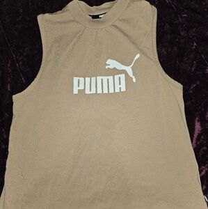Puma Beige Sleeveless Tank- Youth XL